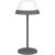 900978 Аккум. настольн. лампа диммер сенсор  MEGGIANO, 1,5W(LED), 0,8W(LED), IP54, пластик, серый