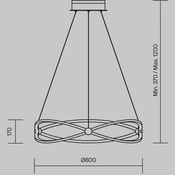 Подвесной светильник Maytoni MOD062PL-L56CH3K