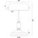Настольная лампа Maytoni Z153-TL-01-N Kiwi под лампу 1xE27 40W