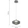 4643-1P, подвес, D150xH245/1445, LEDx6W, 630LM, 4000K, included