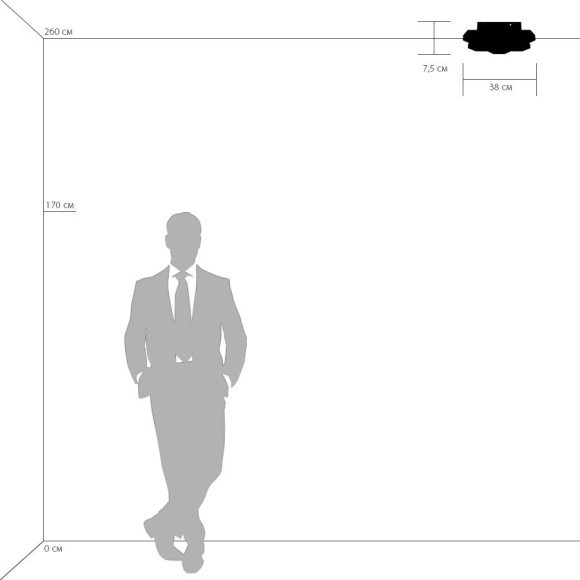 Настенно-потолочный светильник Lightstar 750073 Favo IP40 светодиодный LED 350W