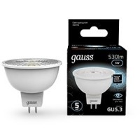 Лампа Gauss Black 5Вт 530Лм 4000К GU5.3 101505205