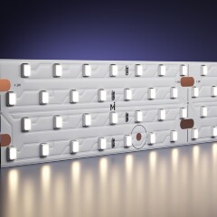 Maytoni 201117 Широкая светодиодная лента, 2,5 метра, ширина 36мм серия ULTRA SMD2835 24V 30Вт/м 3000Лм/м 3000К IP20 CRI90 120° кратность резки 50мм, раб. температура -30...+60°С