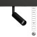 A4680PL-1BK Трековый магнитный диммируемый по 0/1-10V светодиодный светильник Arte Lamp Linea 2.0 CRI90+ 4000К 490Лм 15° 8Вт