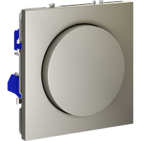 VLS070304 Диммер (светорегулятор) поворотно-нажимной 600 Ватт, шелкового цвета VOLTUM S70 (шелк)