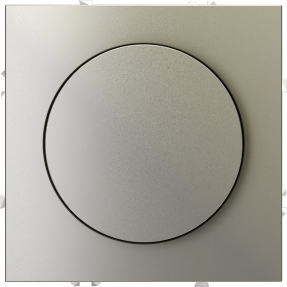 VLS070304 Диммер (светорегулятор) поворотно-нажимной 600 Ватт, шелкового цвета VOLTUM S70 (шелк)