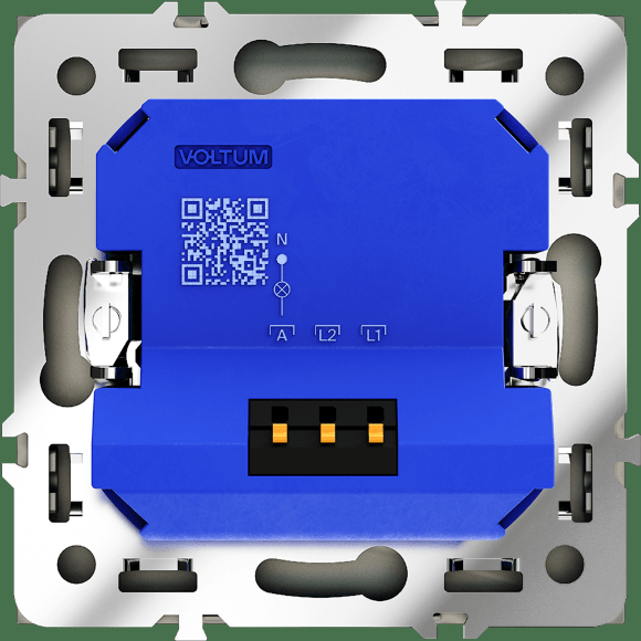 VLS070304 Диммер (светорегулятор) поворотно-нажимной 600 Ватт, шелкового цвета VOLTUM S70 (шелк)