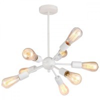 Люстра потолочная Lussole GRLSP-8269 KENNER IP21 под лампы 9xE27 90W