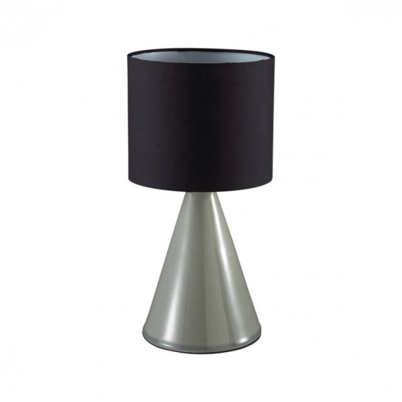 8132/1T MODERNI LN25 серый/черный, керамика/текстиль Настольная лампа Е14 1*40W 220V SEGI