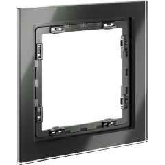 VLS110106 Рамка стеклянная для электрических изделий VOLTUM серии S70 на 1 пост титанового цвета из стекла VLS110106 Рамка стеклянная для электрических изделий VOLTUM серии S70 на 1 пост титанового цвета из стекла