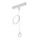 Подвес держатель неона в шинопроводы серий Linea и Optima Arte Lamp LOOP A492233