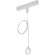 Подвес держатель неона в шинопроводы серий Linea и Optima Arte Lamp LOOP A492233