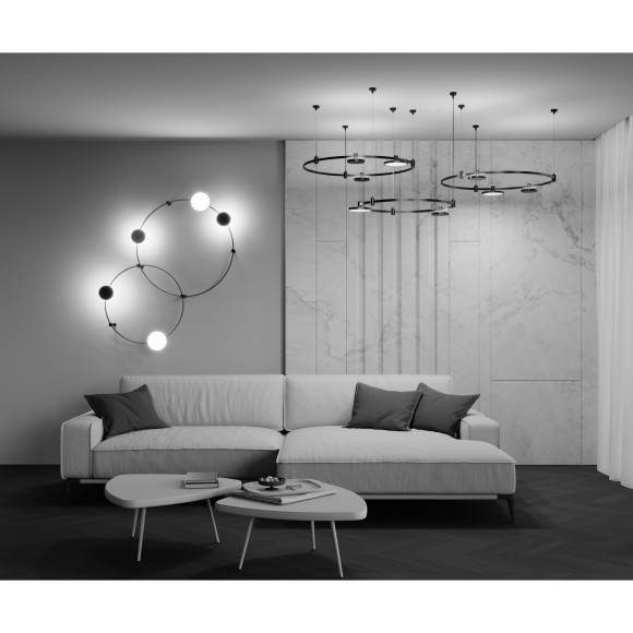 Магнитный трековый светильник Maytoni Flarity TR152-1-7W3K-B 3000K 190лм 7Вт