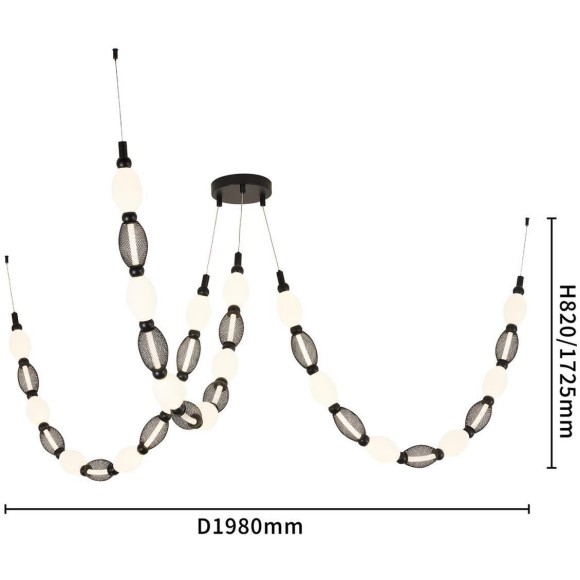 Подвесной светильник Perler 4560-3PC