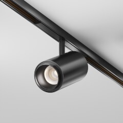 Maytoni EXILITY X TR244-12W4K-B Трековый светодиодный черный магнитный светильник цилиндр диаметром 5.5см, с DIP переключателем группы включения на корпусе и рег. угла рассеивания, LED 12Вт 4000K 1290Лм CRI90 10-45° IP20 48В