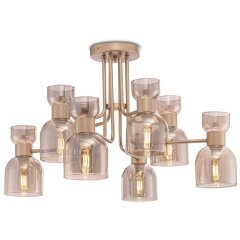 Люстра потолочная Freya FR5094PL-08G Isla под лампы 8xE14 40W