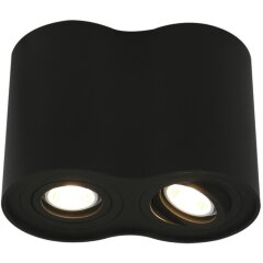 Накладной потолочный светильник Arte Lamp A5644PL-2BK FALCON под лампы 2xGU10 50W