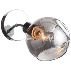 SLE155101-01 Светильник настенный Хром/Дымчатый E14 1*60W GENTORE