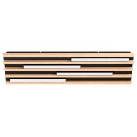 39899 MARREIRA MARREIRA Светодиодный настенно-потолочный светильник диммируемый по TRIAC, 34Вт, 4200Лм, 3000К, дерево коричневое, металл черный