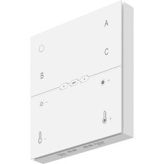 Maytoni DRC035-Z-8-W Белая беспроводная аккумуляторная накладная панель управления “умным” освещением по протоколу Zigbee 3.0, вкл/выкл; диммирование; изм. цветовой температуры; разделение на группы (до 3 групп); создание сцен