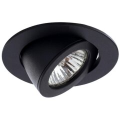 Встраиваемый светильник Arte Lamp A4009PL-1BK ACCENTO под лампу 1xGU10 50W