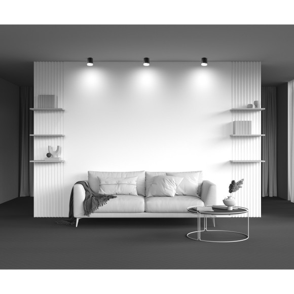 Накладной потолочный светильник Maytoni C086CM-GX53-MRD-BW Hoop под лампу 1xGX53 15W