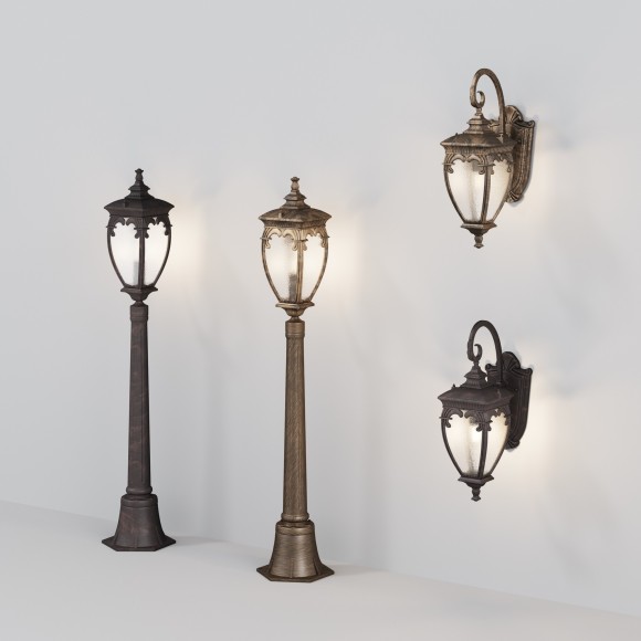 Уличный наземный светильник Maytoni O414FL-01GB1 Fleur IP44 под лампу 1xE27 60W