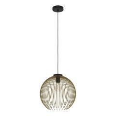 901003 Подвесной светильник VENEZUELA, 1х40W (E27), H1100, ?400, сталь / черный