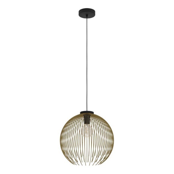 901003 Подвесной светильник VENEZUELA, 1х40W (E27), H1100, ?400, сталь / черный