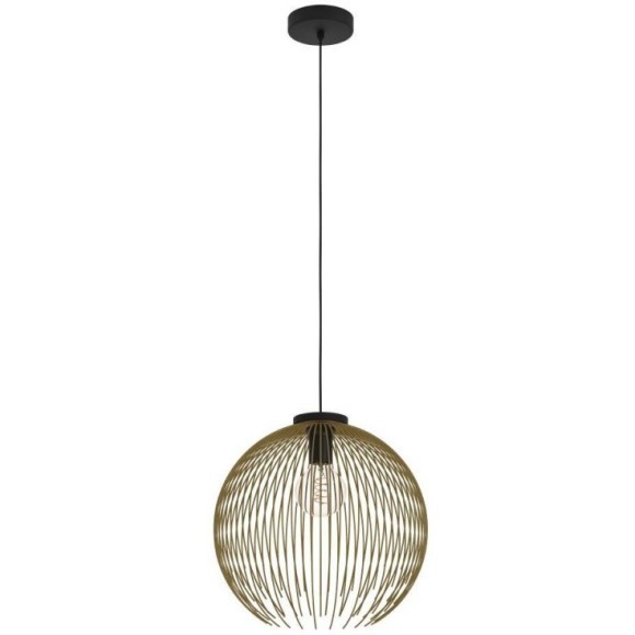 901003 Подвесной светильник VENEZUELA, 1х40W (E27), H1100, ?400, сталь / черный