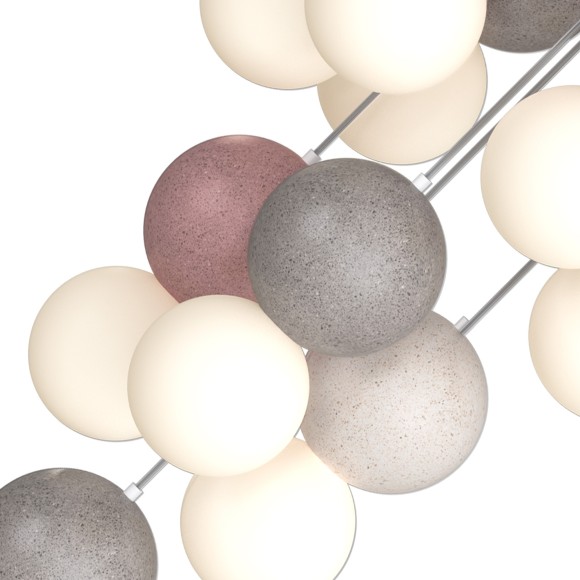 SL1512.503.10 Светильник подвесной ST-Luce Белый,Серый,Красный/Белый G9 10*5W 4000K ESTRUZZO SL1512.503.10 Светильник подвесной ST-Luce Белый,Серый,Красный/Белый G9 10*5W 4000K ESTRUZZO