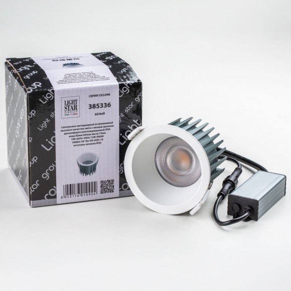 Светильник светодиодный универсальный IP44 Ciclone Lightstar 385336