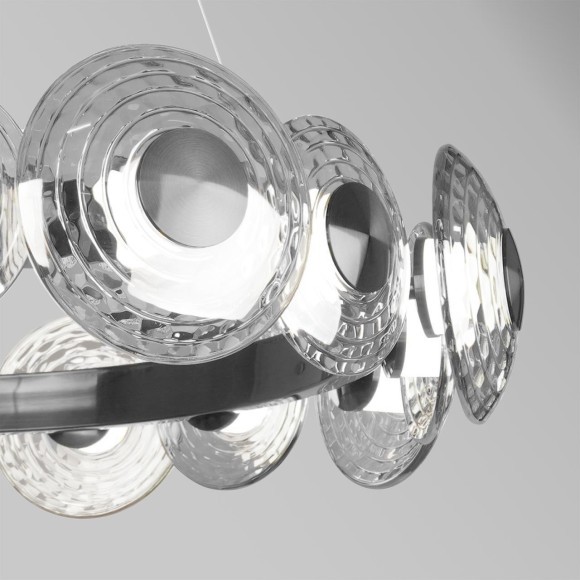 4643-16P, подвесная люстра, D700xH295/1590, LEDx72W, 8217LM, 4000K, included 4643-16P, подвесная люстра, D700xH295/1590, LEDx72W, 8217LM, 4000K, included