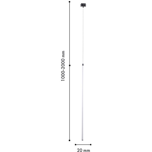 4225-1P Трековый магнитный светодиодный SMART (TUYA, Алиса, Bluetooth, Wi-Fi) светильник Favourite Unika 42V CRI90+ 3000-6000К 1100Лм 360° 12Вт