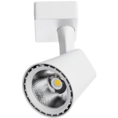 Однофазный двужильный светодиодный трековый светильник Arte Lamp A1811PL-1WH AMICO 3000К 800Лм CRI85+ 24° 10Вт Однофазный двужильный светодиодный трековый светильник Arte Lamp A1811PL-1WH AMICO 3000К 800Лм CRI85+ 24° 10Вт