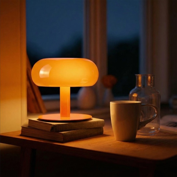 Настольная лампа диммируемая 12W 3000K оранжевый Catania Lightstar 689913