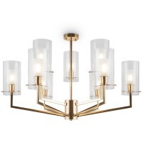 Люстра на штанге Freya FR5206PL-09FG Felicity под лампы 9xE14 60W