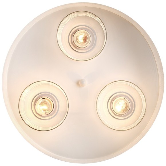 6599/3C MODERNI LN24 белый/белый, бежевый металл, эко кожа/металл, стекло Подвесной светильник Е27 3*40W 220V BASALTO