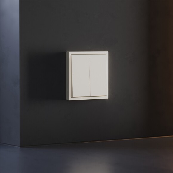 VLS000313 Клавиши для выключателя и переключателя двухклавишного бежевого цвета VOLTUM S70 (хлопок) VLS000313 Клавиши для выключателя и переключателя двухклавишного бежевого цвета VOLTUM S70 (хлопок)