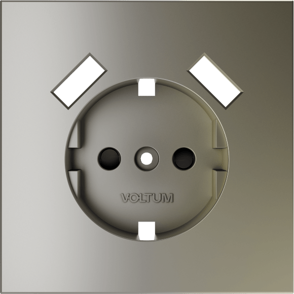 VLS000904 Накладка для розетки с заземлением и защитными шторками, с зарядкой от USB (ТИП A + ТИП A) шелкового цвета VOLTUM S70 (шелк) VLS000904 Накладка для розетки с заземлением и защитными шторками, с зарядкой от USB (ТИП A + ТИП A) шелкового цвета VOLTUM S70 (шелк)