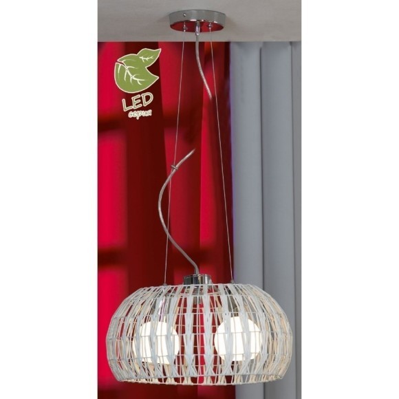 Подвесной светильник с 2 плафонами Lussole GRLSX-4103-02 Fenigli IP21 под лампы 2xE27 11W