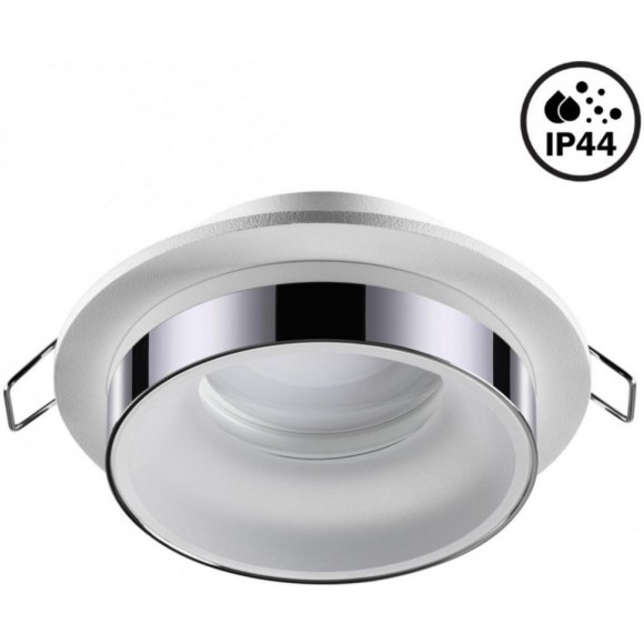 Встраиваемый светильник Novotech 370782 WATER IP44 под лампу 1xGU10 9W