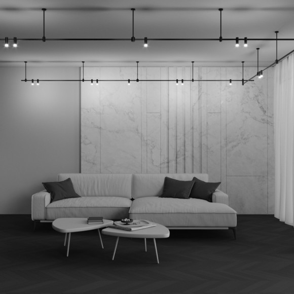 Магнитный трековый светильник Maytoni Flarity TR145-1-3W3K-W-B 3000K 90лм 3Вт