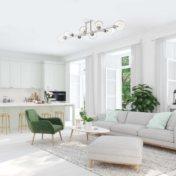 Люстра потолочная Lumion 4517/8C ALANA под лампы 8xE14 8*40W