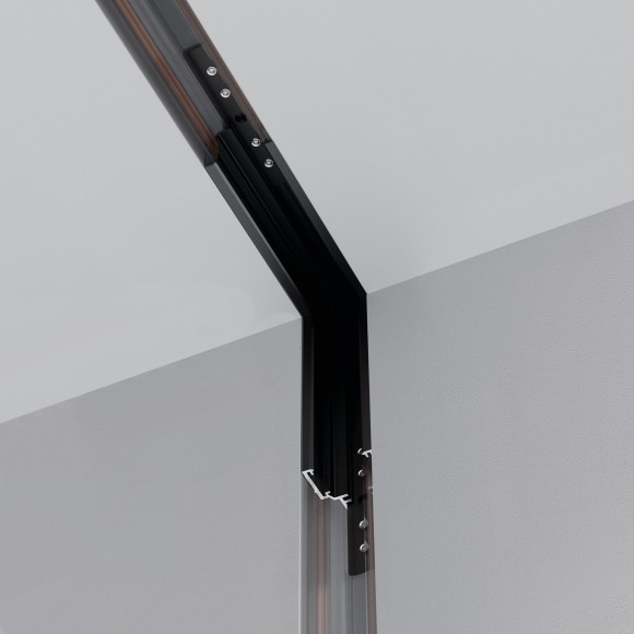 Соединитель угловой вертикальный для низкопрофильного шинопровода в ГКЛ 12.5мм TRAM034ICL-42B