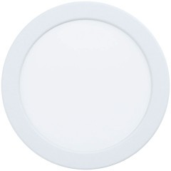 Eglo Fueva 5 99203 Встраиваемый влагозащищенный LED-светильник для ванной в стиле минимализм, подходит для ГКЛ и натяжных потолков, 11 Вт, 220В, 3000К, 1350лм, IP44, CRI90, белая сталь и пластик, диаметр 166 мм, глубина установки 26 мм Eglo Fueva 5 99203 Встраиваемый влагозащищенный LED-светильник для ванной в стиле минимализм, подходит для ГКЛ и натяжных потолков, 11 Вт, 220В, 3000К, 1350лм, IP44, CRI90, белая сталь и пластик, диаметр 166 мм, глубина установки 26 мм