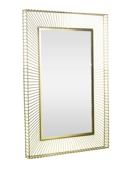 425018 MASINLOC Декоративное зеркало золотой сталь зеркальное стекло H1195