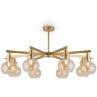 Люстра потолочная Freya FR5183PL-08G Circle под лампы 8xE14 60W