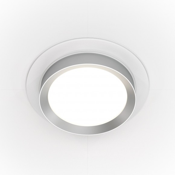 Встраиваемый светильник Maytoni DL086-GX53-RD-WS Hoop под лампу 1xGX53 15W