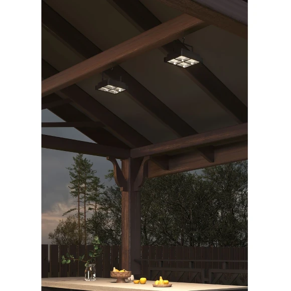 Arte Lamp AVIOR A8100AL-1BK Походный переносной аккумуляторный (4800 мА/ч) уличный прожектор, зарядка от солнца или USB TYPE-C, функция пауер-банка, магнитное, подвесное или накладное крепление, время работы 4-8 часов, LED 10Вт CRI70 550лм 3000/4500/8500K